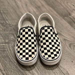 Off white checkered Vans